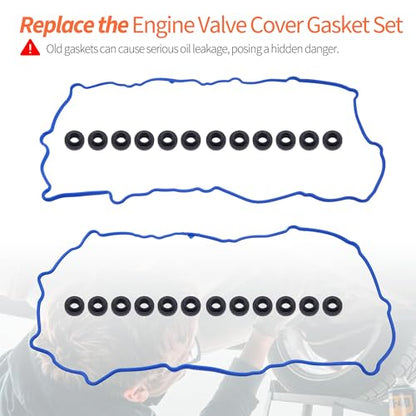 HiSport VS50521R Engine Valve Cover Gasket & Grommets Kit - color: VS50521R