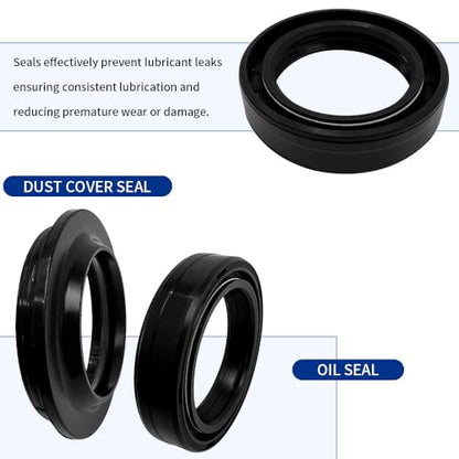39mm Fork Seals Rebuild Kit For Dyna Wide Glide Sturgis Police Low Rider Sportster 883 1200 Sport Glide Low Rider Iron 883 Forty Eight 1988-2015 OEM#495607