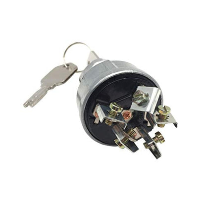 272041 Ignition Switch for Hyster 2394129 Clark D147482 Daewoo Forklift 108066, Silver, Ignition, Manual