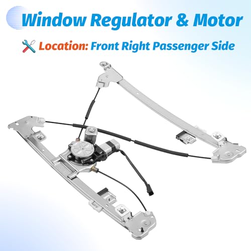 Vurkcy Window Regulator with Motor Front Right Passenger Side, OE 741-429 - size: Front Right Passenger Side