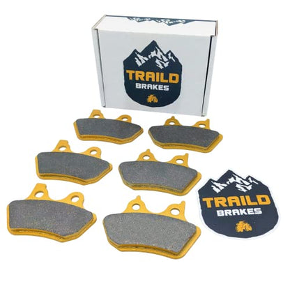 Traild Ceramic Brake Pads for Harley-Davidson Touring 2000-2007 Full Set
