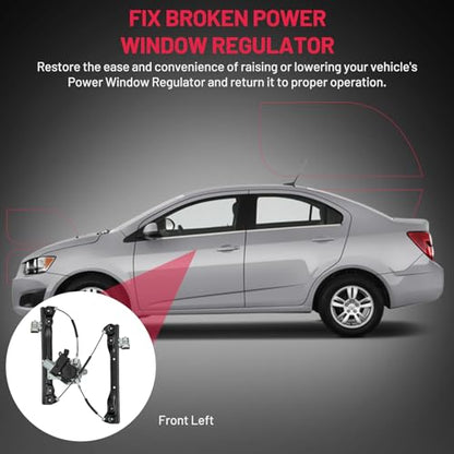 BDFHYK 7Pin 748-974 Power Window Regulator with Motor Front Left Driver Side for Chevy Cruze 2010 2011 2012 2013 2014 2015, Cruze Limited 2016, 748974, 75226747 - size: Front Left, style: 2016 Chev Cruze Limited 2011-2015 Cruze 7Pins