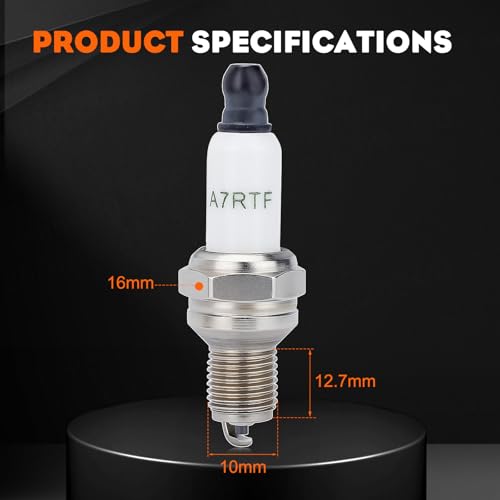 Hipa 794-00082 Spark Plug for Champion RDZ4H MTD Troy Bilt 753-05255 794-00043 794-00042 753-05784 791-180852B - size: RDZ4H 2pack