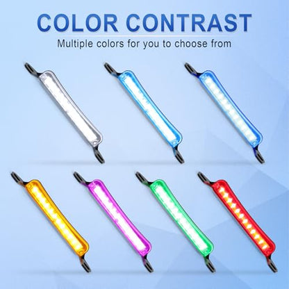 LivTee License Plate Light, Extremely Bright LED License Plate Lights Assembly for Trailer UTV ATV Truck RV Boat, Blue - color: Blue