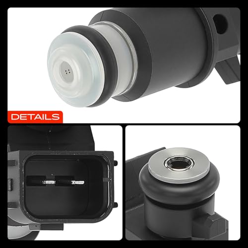 A-Premium 4 Holes Fuel Injectors Set of 4 Compatible with Honda
