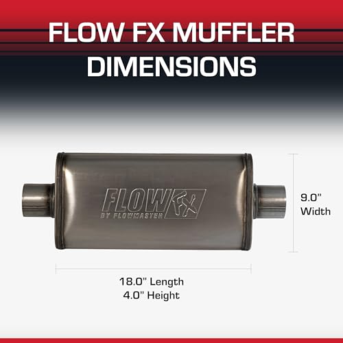 Flowmaster Flow FX Muffler – 3.00" Center In / 3.00" Center Out - color: Center In / Center Out