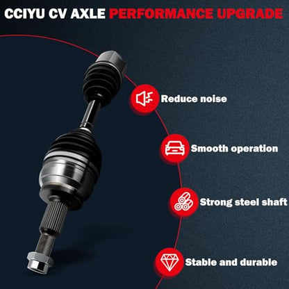 CCIYU Front CV Axle Shaft Assembly for Dodge for Ram 1500 2006-2010 for Ram - size: 16-1794