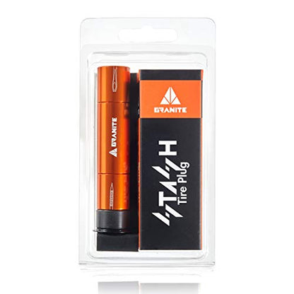 Granite Stash Tubeless Flat Tire Repair Kit (Black) - color: Black