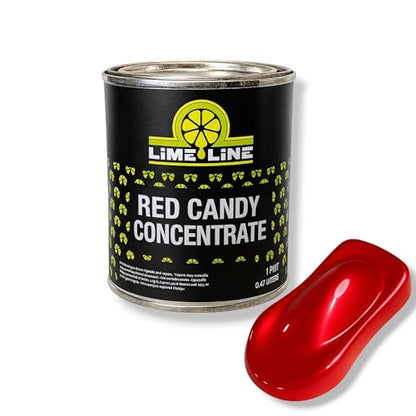 LiME LiNE Transparent Candy Concentrate, Solvet based for Automotive Custom Painting: Mega 16oz (Red Candy 16oz) - color: Red Candy