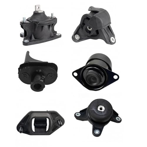 TRQ Engine Transmission Motor Mount Kit Set of 6pc - style: MTA34780