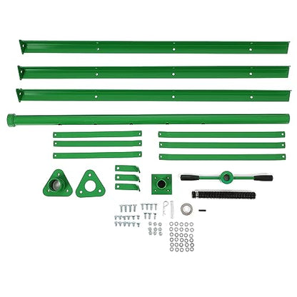 KUAFU 55.62"-79.48" Automotive Under Hoist Jack Stand 2 Ton High Lift - size: Green