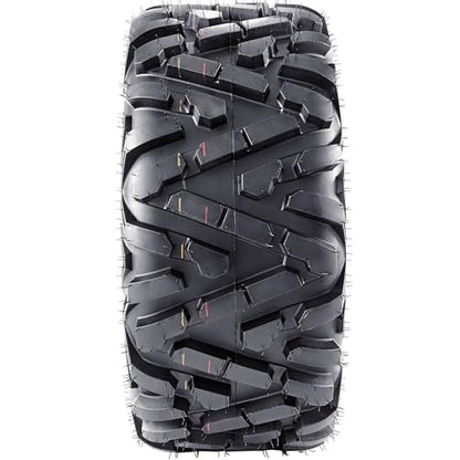 Set of 2 26x11-14 Heavy Duty ATV All Terrain Tubeless Off-Road Tires 6 PR, Directional Grip for Mud Trail Sand, Replacement Tire for ATV UTV Vehicles - size: 26x11-14