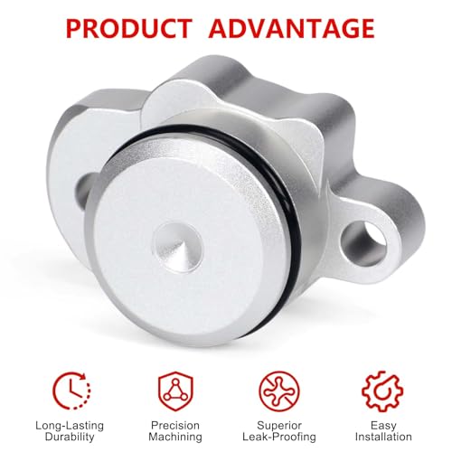 Oil Pump Block Off Kit for Yamaha PW50 PW80 Y-Zinger, w/Plug Cover, O-Ring, Bolts & Port Caps