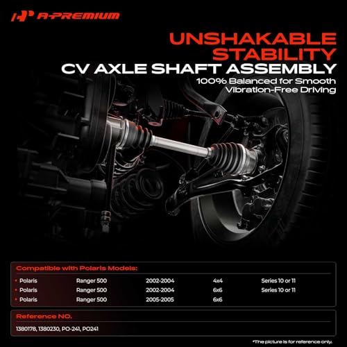 A-Premium Front Driver or Passenger Side CV Axle Shaft Assembly - style: Front Driver or Passenger Side