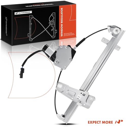 A-Premium Front Driver Side Power Window Regulator with Motor Assembly - size: Front Driver Side