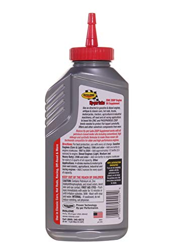 Rislone 4405 Hy-per Lube Zinc ZDDP Supplement, 1-Pack, 11 oz - size: 1 Pack, style: 1 Pack