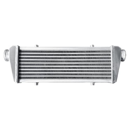 Universal Intercooler 23''x8''x2.7" Front Mount Intercooler 2.2'' Inlet and Outlet Aluminum Turbo Intercooler Direct Replacement for Any Turbo Charger system - size: 23''x8''x2.7" 2.2''