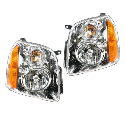 TRQ 2 Piece Headlight Assembly Set Halogen Driver and Passenger Side - style: HLA95276