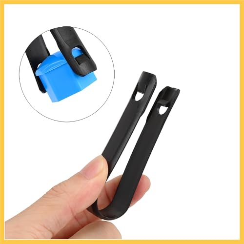 20pcs 21mm Universal Blue Plastic Car Wheel Nut Lug Hub Screw Rim Bolt Covers Dust Protection Caps with Removal Tool Clip Auto Replacement Parts