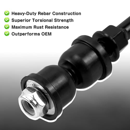 Sporacingrts Front Sway Bar Link Kit 2PCS for Ram 1500 4WD