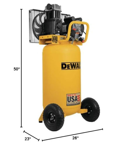 25 Gal. 200 PSI Oil Lubed Belt Drive Portable Vertical Electric Air Compressor
