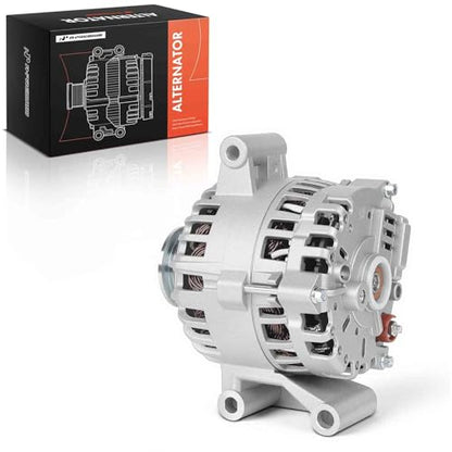A-Premium Alternator, 12V 110A 6-Groove Pulley CW, Compatible with Ford