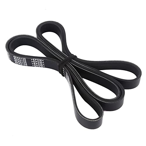 MOCA EPDM 6PK2135 Serpentine Belt Fits 04-06 for Acura MDX & 04-08 for Acura RL & 05-08 for Honda Odyssey 3.5L & for Ford F-150 05-08 5.4L & 05-06 for Mazda Tribute 3.0L 3.5L 4.6L 5.4L - size: 6PK2135
