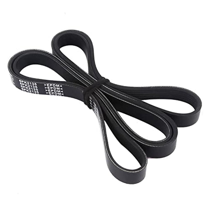 MOCA EPDM 6PK2135 Serpentine Belt Fits 04-06 for Acura MDX & 04-08 for Acura RL & 05-08 for Honda Odyssey 3.5L & for Ford F-150 05-08 5.4L & 05-06 for Mazda Tribute 3.0L 3.5L 4.6L 5.4L - size: 6PK2135