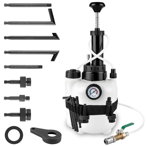 Transmission Fluid Pump Kit 3L Manual Refill 8pcs ATF Adapters