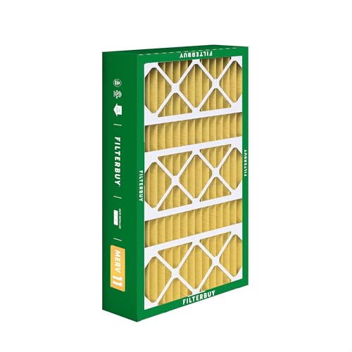 Filterbuy 17x26x4 Air Filter MERV 11 Pet & Allergy Defense (2-Pack) - size: 17x26x4