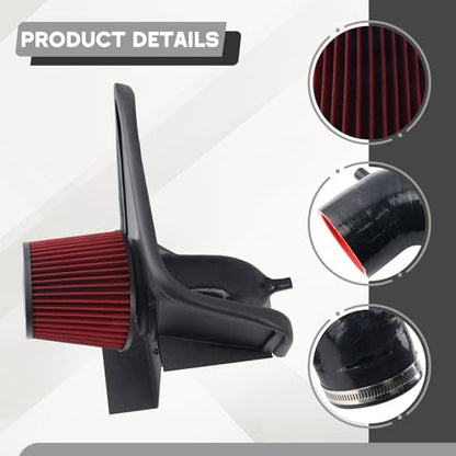 Cold Air Intake for 2012-2015 Audi B8.5 A4/A5 1.8T/2.0T EA888 - size: 13-15 Audi A4/A5 B8 1.8/2.0