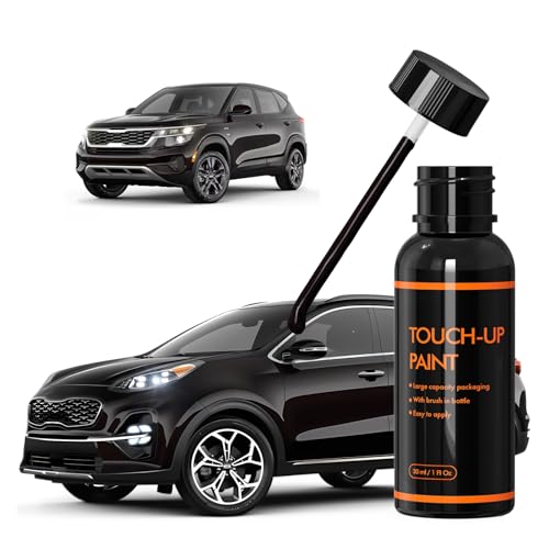 9H/9P Cherry Black Touch Up Paint for Kia, Automotive Paints - color: 9H/9P Cherry Black