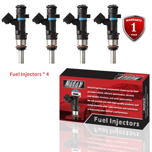 Set of 4 Fuel Injectors 1465A205 FJ972 Replacement - size: FJ972