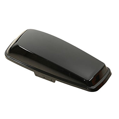 XMT-MOTO 5 Inch Extended Stretched Saddlebags Fit for Touring Models FLT FLHT FLHTCU FLHRC Road King Road Glide Street Glide Electra Glide Ultra-Classic 2014-later Pearl Black