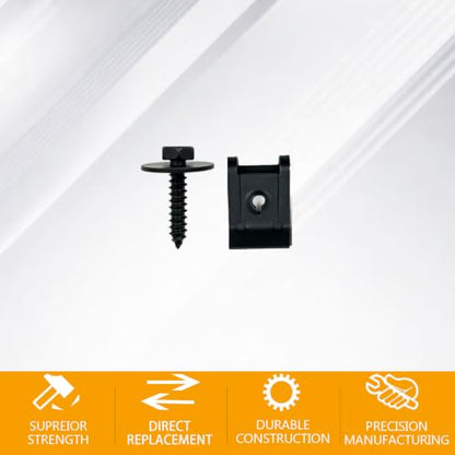 M4.2 Universal Fender Liner Screw and U Clips Fits Various Vehicles - size: M4.2