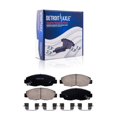 Detroit Axle - 4pc Brake Kit for 1996-2005 Honda Civic - size: 4P1100115/Kit