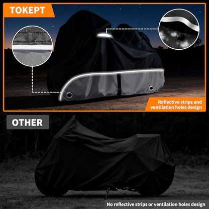 Trike Cover, Heavy Duty 420D Outdoor Three Wheeler Cover, Grey - color: Grey, size: Trike