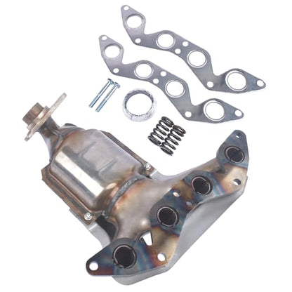 Exhaust Manifold w/Catalytic Converter Replacement for Honda Civic 4 cylinder 1.7L 2001-2005 18160-PLM-A50 18160-PLM-A00 674-608