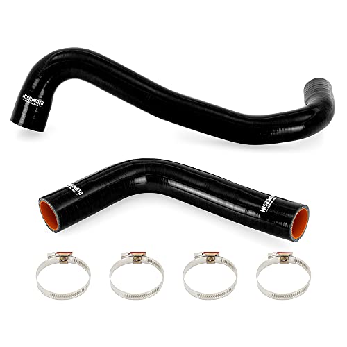 Mishimoto MMHOSE-LCR-99BK Silicone Radiator Hose Kit, Compatible With Toyota Land Cruiser 4.7L 1998-2007, Black