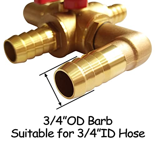 Uenede Solid Brass 3/4 Inch Heater Control Valve, 1PCS - size: 3/4"(19mm)
