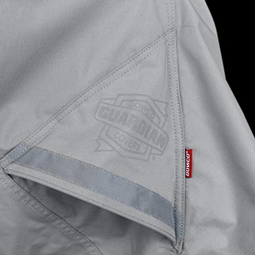 Dowco Guardian 50003-07 WeatherAll Plus Indoor/Outdoor Waterproof Motorcycle Cover: Grey, Large