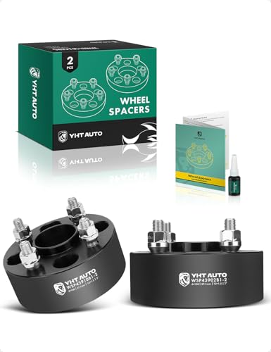 YHTAUTO 4x100 Hub Centric Wheel Spacers 2 Inch for Chevy, Dodge, Geo - size: 2 Inch Thickness, style: 2 PCS