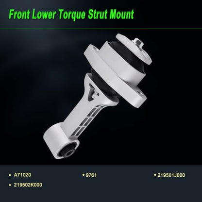 Engine Motor Mount fit Hyundai Accent/Kia Rio 12-17 1.6L 2.0L Auto - size: 2012-2014 Attitude 1.4L L4 1.6L L4