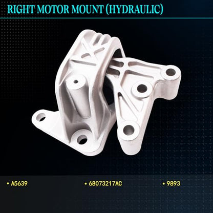 Motor Mount Kit for 2012-2018 Fiat 500 1.4L L4 - size: 2012-2018 500 1.4L