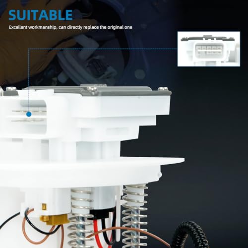 31110-D5500 Electric Fuel Pump Module for 2015-2019 Hyundai Sonata 2016-2020 Kia Optima 1.6L 2.0L 2.4L Replacement# 31110-C2500 with Sending