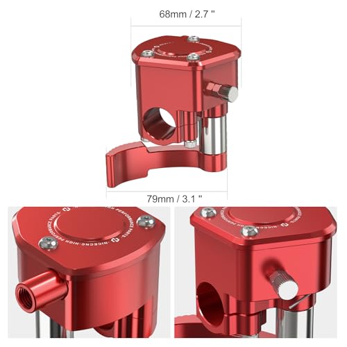 NICECNC Gas Lever Control Kit Throttle Assembly, Red - color: red