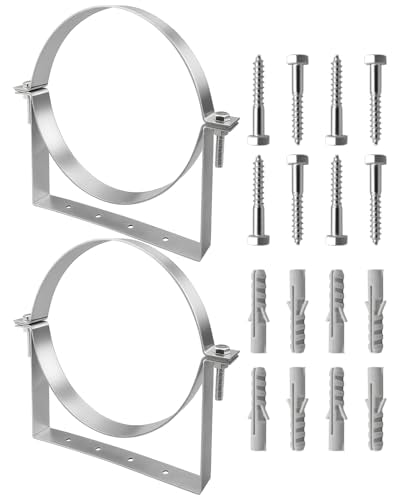 10 Inch Pipe Hanger Chimney Support Bracket - size: Diameter: 10 Inches