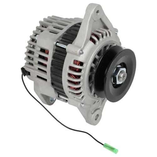 SCITOO 60A New Alternator Fits for Komatsu PC110R-1 2003-2008 All S4D106 - size: Small, style: 12761 Alternator