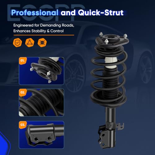 ECCPP Struts Complete Struts Spring for 2003-2008 for Toyota Corolla - size: 172115 171373L