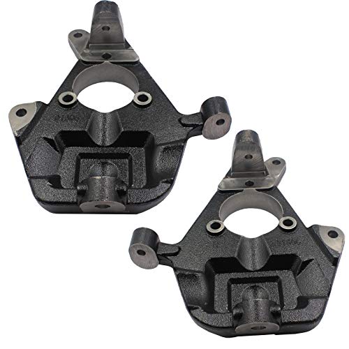 KMT 2" Drop Lowering Spindles Set Compatible with 1999-2006 Chevy Silverado 1500, GMC Sierra 1500. 2000-2006 Tahoe, Suburban, Avalanche, Suburban, Yukon/Yukon XL - 2WD / 4WD / AWD